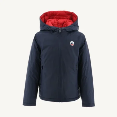 Chaqueta capucha Jott de plumas pato Niño FW23KJAC11 ZURICH 189-NAVY /RED Marino-rojo