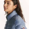 Chaqueta con capucha Jott de plumas pato Mujer PF22WDOW02-182 blue washed CHA Justoverthetop azul claro
