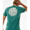 Camiseta Hombre RIP CURL manga corta ORIGINAL WETSUIT ICON TEE ref-0C8MTE WASHED GREEN-verde