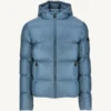 Chaqueta capucha Jott de plumas pato Hombre GRAN FRÍO Java FW22MJAC33 - 557-cold blue Justoverthetop azul claro