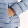 Chaqueta con capucha Jott de plumas pato Mujer PF22WDOW02-182 blue washed CHA Justoverthetop azul claro