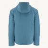 Chaqueta Jott de hombre ARCTIC de plumas y con capucha FW23MJAC20-color 557-cold blue /azul pitufo