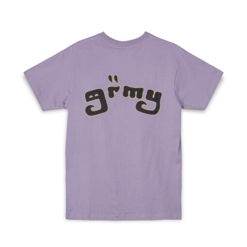 Camiseta GRIMEY de manga corta unisex GA684 VLT-FW23 TUSKER TEMPLE REGULAR tee violet