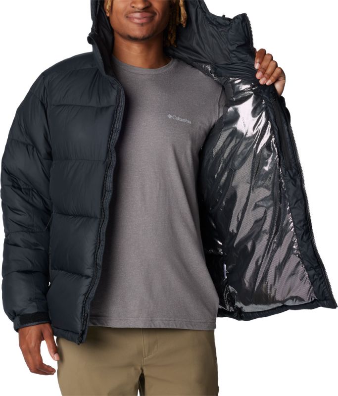 Chaqueta COLUMBIA para hombre con cremallera negra