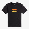 Camiseta BILLABONG para hombre manga corta TEAM WAVE SS(blk) Ref.EBYZT00144 negro