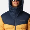 Chaqueta de esquí de plumón Iceline Ridge para hombre ref-1864272756 color azul marino y mostaza