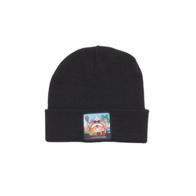 Gorro de punto unisex con visera de Dragon Ball Z X Hydroponic Official Collaboration con corte regular fit, tejido de doble capa y parche especial de KAME SENNIN. 100% Poliacrílico Ajuste normal Tejido de doble capa Parche de KAME SENNIN