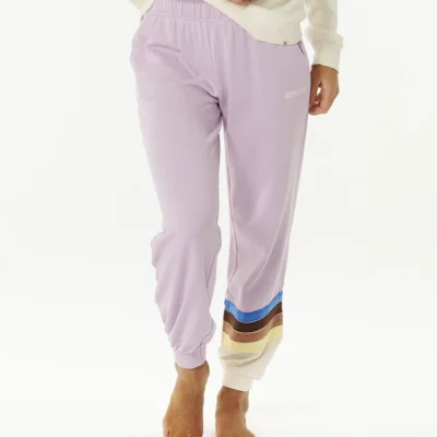 Pantalón de Chándal RIP CURL deporte para mujer SURF REVIVAL TRACK PANT-Lilac Ref. 023WPA Lila