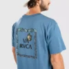 Camiseta RVCA Hombre manga corta FOOD CHAIN SS Ref.AVYZT01844 (BPP0)Azul claro