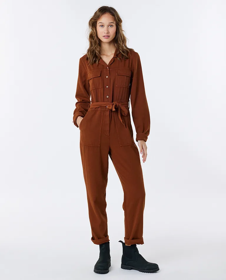 Mono store marron mujer