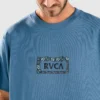 Camiseta RVCA Hombre manga corta FOOD CHAIN SS Ref.AVYZT01844 (BPP0)Azul claro