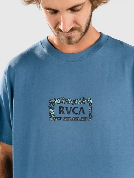 Camiseta RVCA Hombre manga corta FOOD CHAIN SS Ref.AVYZT01844 (BPP0)Azul claro