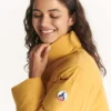 Chaqueta Jott de plumas pato Mujer GRAN FRÍO SHENZEN FW23WDOW70 836 dark blonde Justoverthetop MOSTAZA