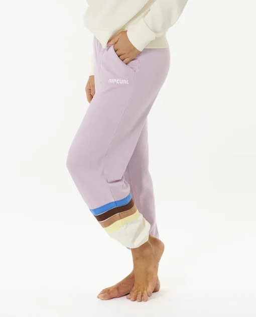 Pantalón de Chándal RIP CURL deporte para mujer SURF REVIVAL TRACK PANT-Lilac Ref. 023WPA Lila