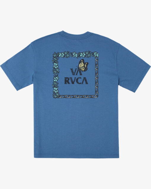 Camiseta RVCA Hombre manga corta FOOD CHAIN SS Ref.AVYZT01844 (BPP0)Azul