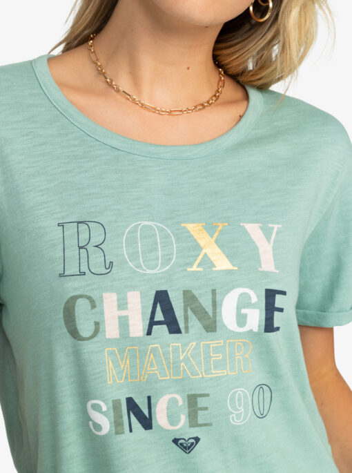 Camiseta ROXY manga corta para Mujer OCEAN AFTER (bhb0) Ref:ERJZT05591-verde