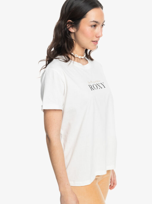 Camiseta ROXY manga corta para Mujer NOOR ACEAN (WBK0) Ref:ERJZT05566 Blanco