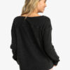 Jersey top ROXY cuello redondo para Mujer Boho Mind (KVJ0) Ref. ERJKT04063 Gris oscuro