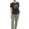 Camiseta ROXY manga corta para Mujer OCEAN AFTER (kvj0) Ref:ERJZT05591 Negra