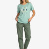 Camiseta ROXY manga corta para Mujer OCEAN AFTER (bhb0) Ref:ERJZT05591-verde