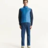 Chaleco sin mangas Jott de plumas pato Hombre TOM BASIC PF22MDOW04 -729 LIGHT DENIM Justoverthetop Azul cielo