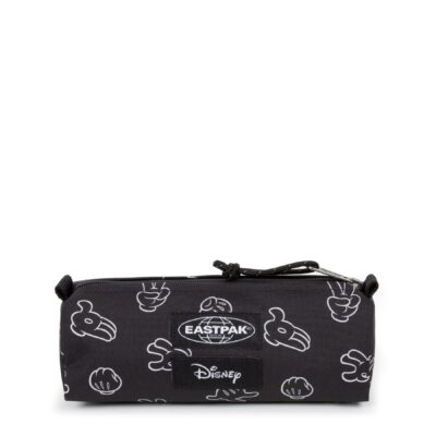 Estuche escolar Eastpak: estuche benchmark SINGLE EK3729E1 MICKEY SINGLE (edición especial)- Blanco y negro