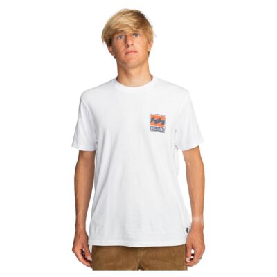 Camiseta BILLABONG para hombre manga corta STRAMP SS (wht) ref-EBYZT00145 blanco