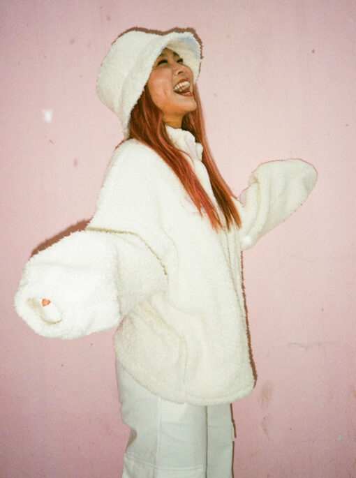 Polar ROXY con cremallera completa para Mujer Chloe Kim Pop Snow (wcd0) Ref. ARJPF03019 Blanco roto