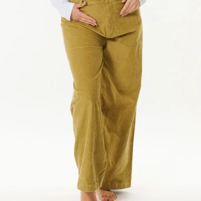 Pantalón RIP CURL de pana para Mujer STEVIE CORD PANT Ref. 002WPA Khaki