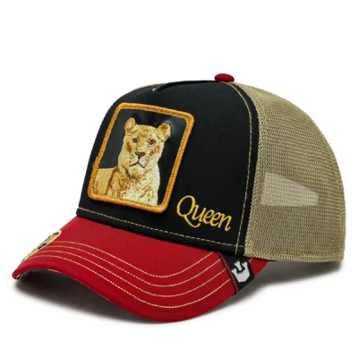 Gorra Animales GOORIN BROS CARTE BLANCHE TRUCKER BLACK ref 101-0755 QUEEN-tigre