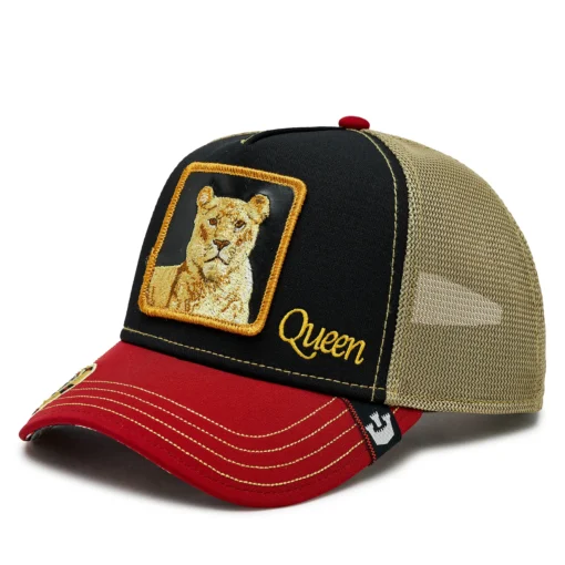 Gorra Animales GOORIN BROS CARTE BLANCHE TRUCKER BLACK ref 101-0755 QUEEN-tigre