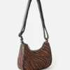 Bolso RIP CURL bandolera pequeño para mujer SUN TRIBE CROSSBODY Ref. 01DWSB (brown) color negro y marrón