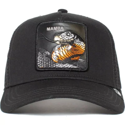 Gorra Animales GOORIN BROS MAAMBAA TRUCKER BLACK ref 101-1024 MAMBA -SERPIENTE negro