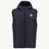 Chaleco sin mangas y con capucha Jott de plumas pato Hombre PAT P000MDOW03 -104 MARINE Justoverthetop Azul marino