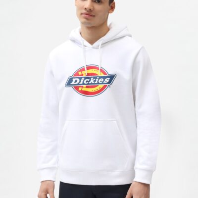 Sudadera DICKIES hombre con capucha suave Icon Logo Hoodie Ref. DK0A4XCBWHX1 blanca