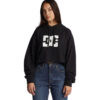 Sudadera DC SHOES con capucha para mujer CROPPED HOODIE (KVJO) ref-ADJFT03028 Negro