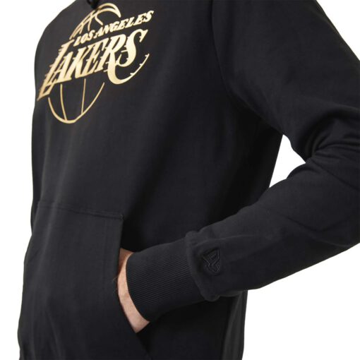 Sudadera New Era LA Lakers NBA Foil Print loslak REF-60284705 negro y dorado