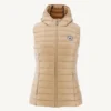 Chaleco con capucha Jott Mujer plumón ligera sin mangas Mali P000WDOW03 - 804 BEIGE Justoverthetop Beige