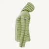 Chaqueta con capucha Jott de plumas pato Mujer 247 CLOE LUZ KAKI BASIC Justoverthetop Color kaki claro