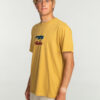 Camiseta BILLABONG para hombre manga corta TEAM WAVE SS(gld) Ref.EBYZT00144 mostaza