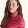 Chaqueta Jott de plumas pato sin capucha Mujer 331-CHERRY PINK CHA BASIC Justoverthetop Color ROSA CEREZA