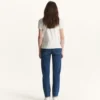 Polo manga corta Jott Mujer de algodón orgánico FRANCA FW23WPOL10 - 901 BLANC BASIC blanco
