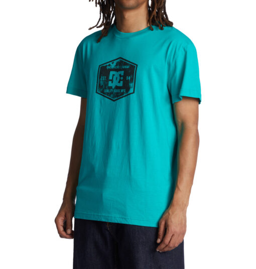 Camiseta de hombre DC manga corta Chain Link -(gpf0) Style EDYZT04279 verde intenso