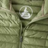 Chaqueta con capucha Jott de plumas pato Mujer 247 CLOE LUZ KAKI BASIC Justoverthetop Color kaki claro