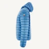 Chaqueta con capucha Jott de plumas pato Hombre NICO BASIC PF23MDOW01 -729 Denim azul Justoverthetop Azul claro