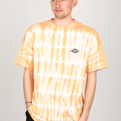 Camiseta DICKIES hombre Manga corta WESTFIR REF.DK0A4BQE831 E83-Naranja blanco tie dye