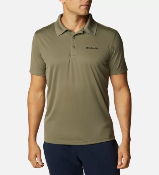 Polo COLUMBIA manga corta ZERO RULES™ para hombre Ref. 1533303397 verde khaki