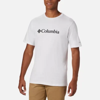 Camiseta COLUMBIA manga corta básica hombre CSC Basic Logo™ short sleeve Ref.1680053100 blanca