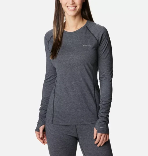 Camiseta de lana y manga larga para mujer Tunnel Springs™ wool crew ref-2053481010 gris jaspeado