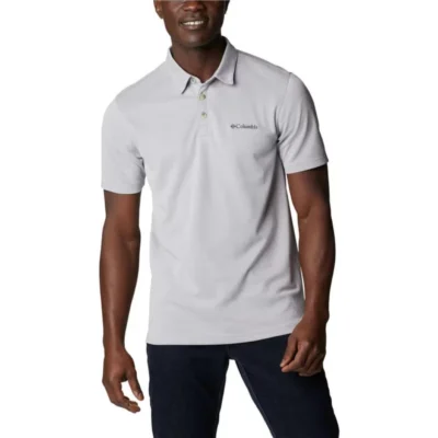 Polo COLUMBIA manga corta Nelson Point™ para hombre Ref. 1772721039 gris claro